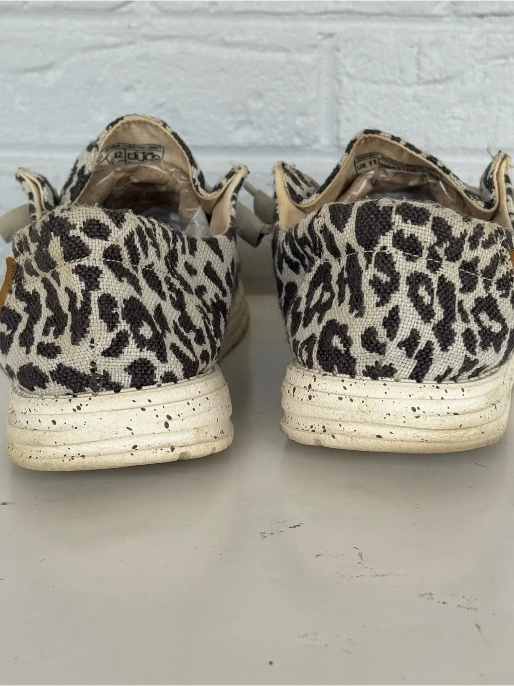 Cheetah Hey Dude Shoes Women's 11